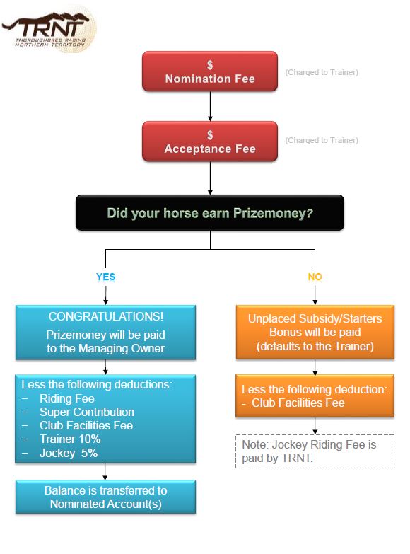 Fees & payment flow chart